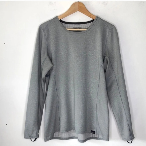 Patagonia Capilene Base Layer longsleeve shirt gray M Athleisure Minimalist - Picture 1 of 6